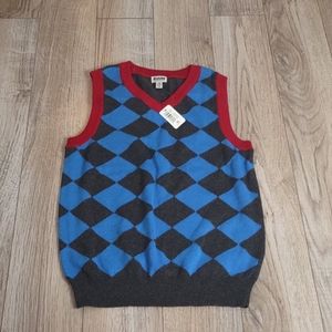 RUUM Kids Argyle Sweater Vest